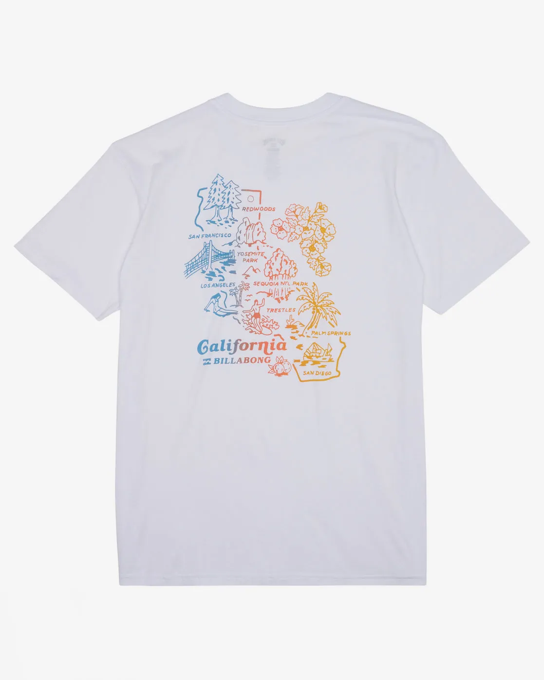 Handkie California T-Shirt - White sold by Billabong product image thumbnail 5