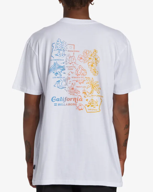 Handkie California T-Shirt - White sold by Billabong