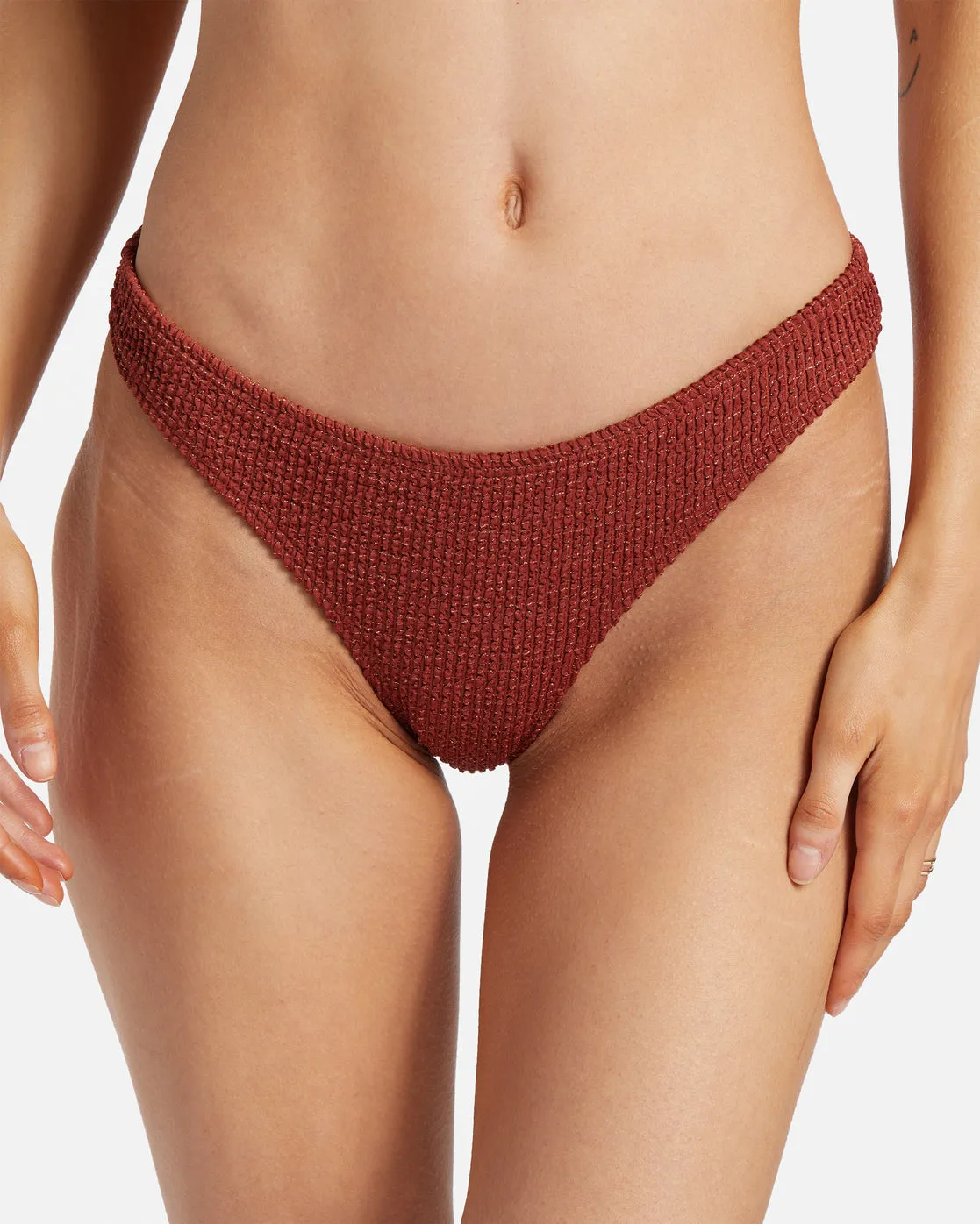 Shimmer High Isla Bikini Bottoms - Deep Sienna sold by Billabong product image thumbnail 4