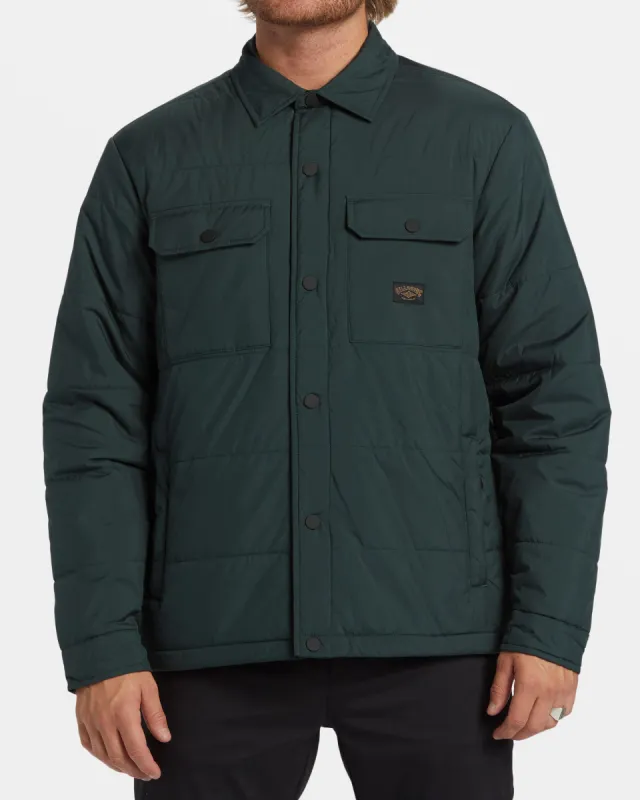 Montana Buttoned Jacket - Forest Green sold by Billabong