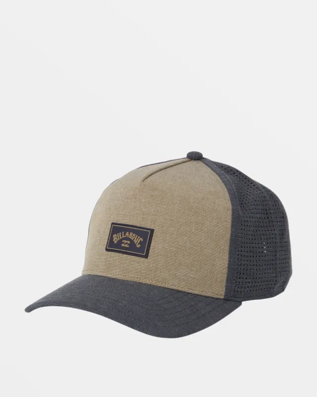 Crossfire Snapback Hat - Navy/Khaki sold by Billabong