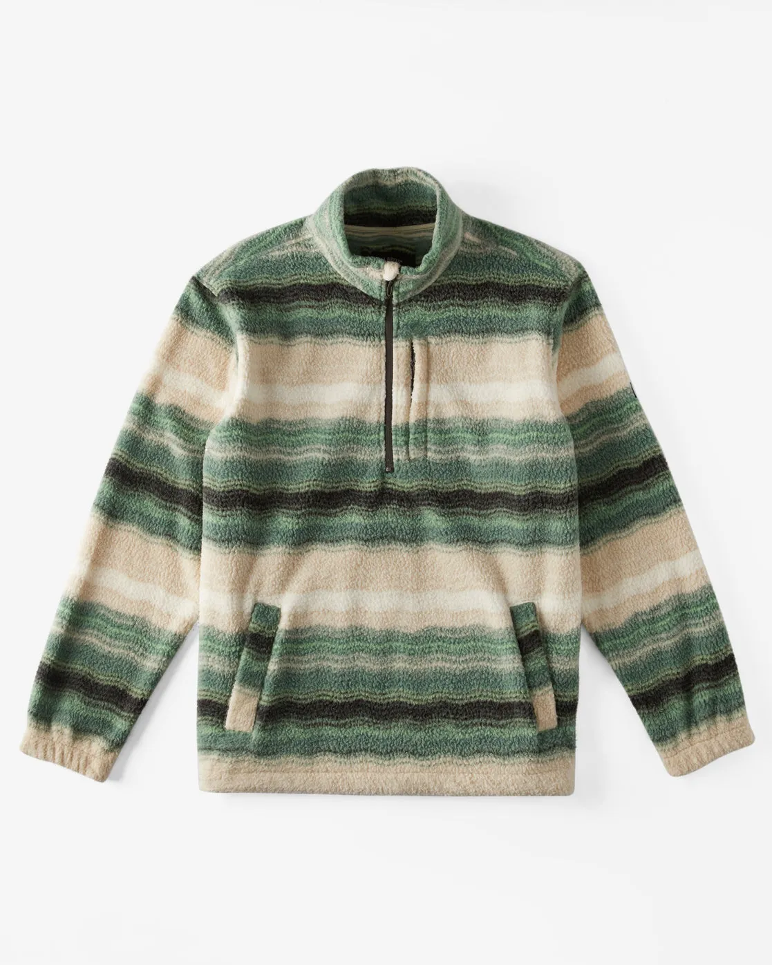 Boundary Half-Zip Mock Neck Fleece - Matcha sold by Billabong product image thumbnail 5