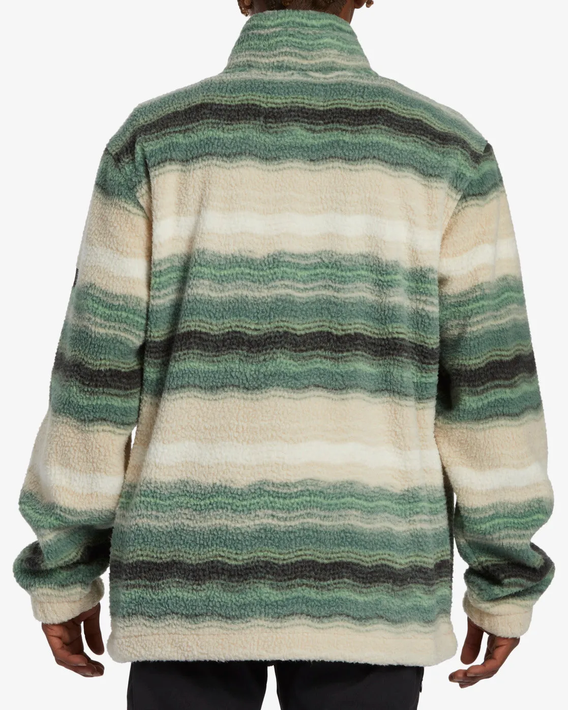 Boundary Half-Zip Mock Neck Fleece - Matcha sold by Billabong product image thumbnail 2