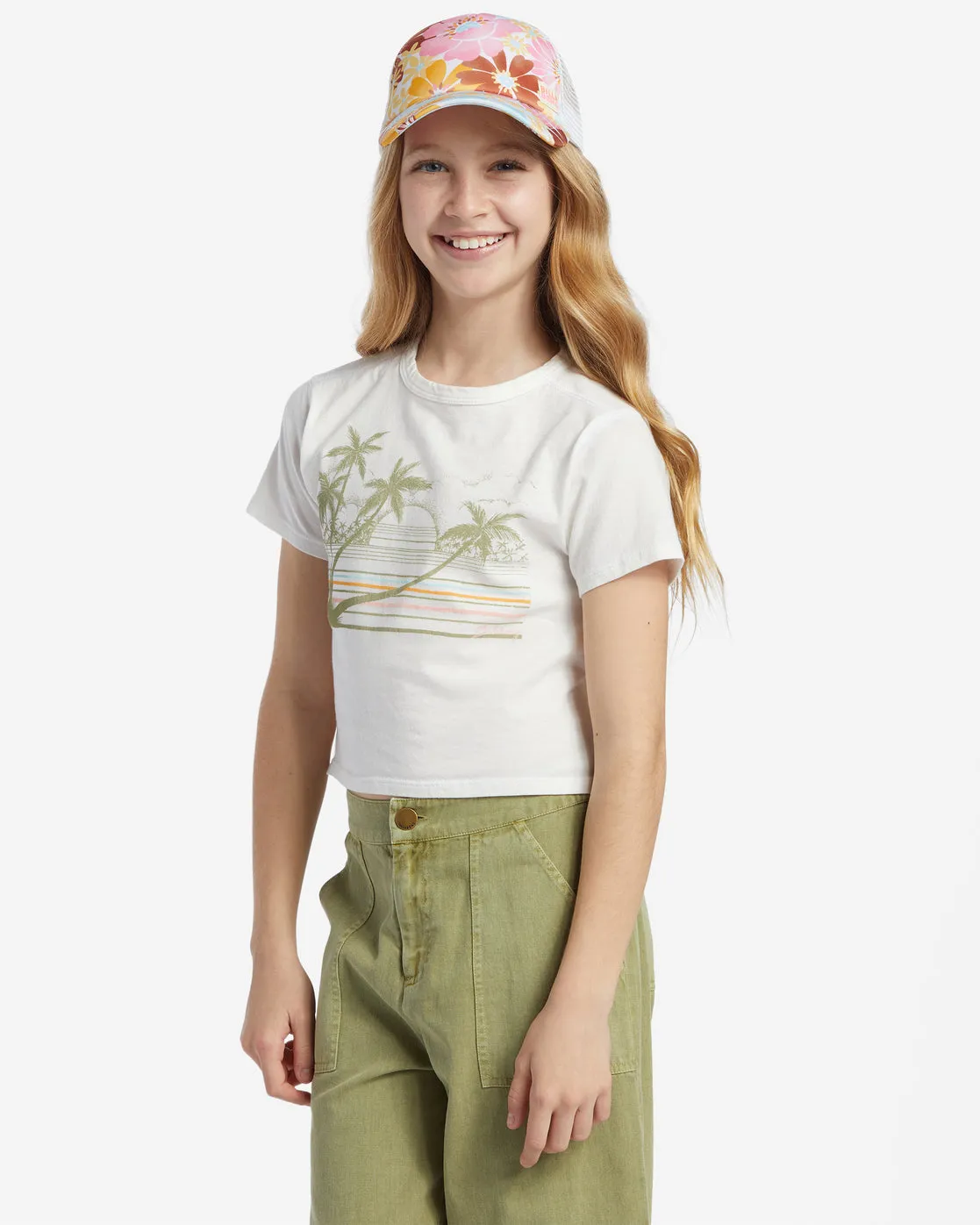 Girls Horizon Stripe T-Shirt - Salt Crystal sold by Billabong product image thumbnail 2