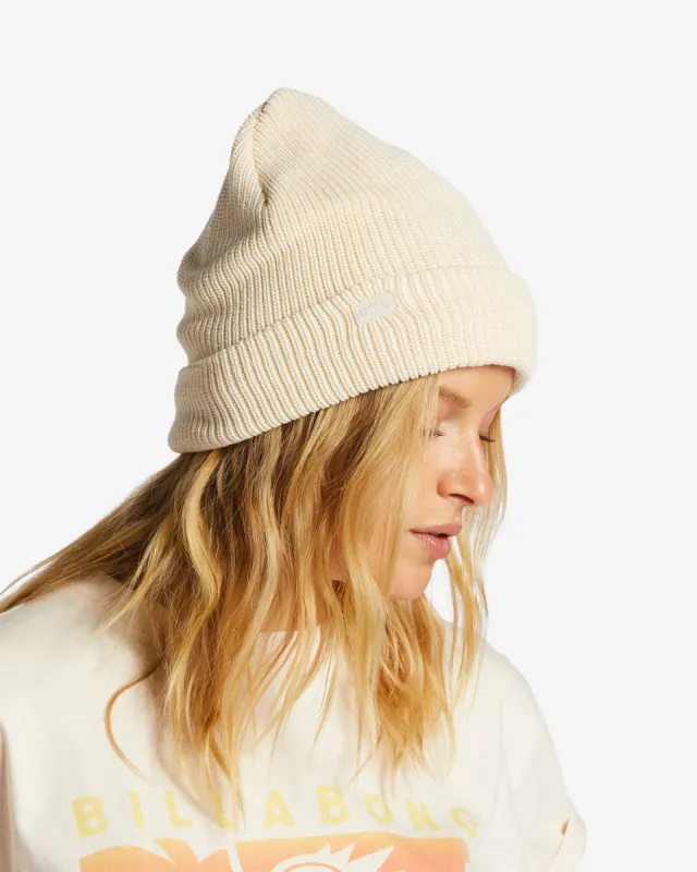 Roamer Beanie - White Cap sold by Billabong