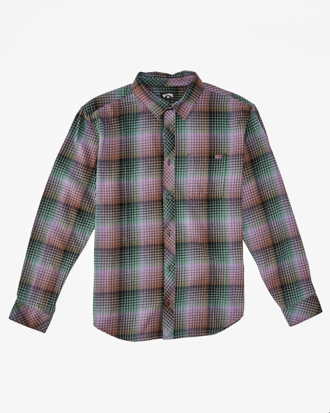 Coastline Flannel Long Sleeve Shirt - Dusty Grape sold by Billabong product image thumbnail 4