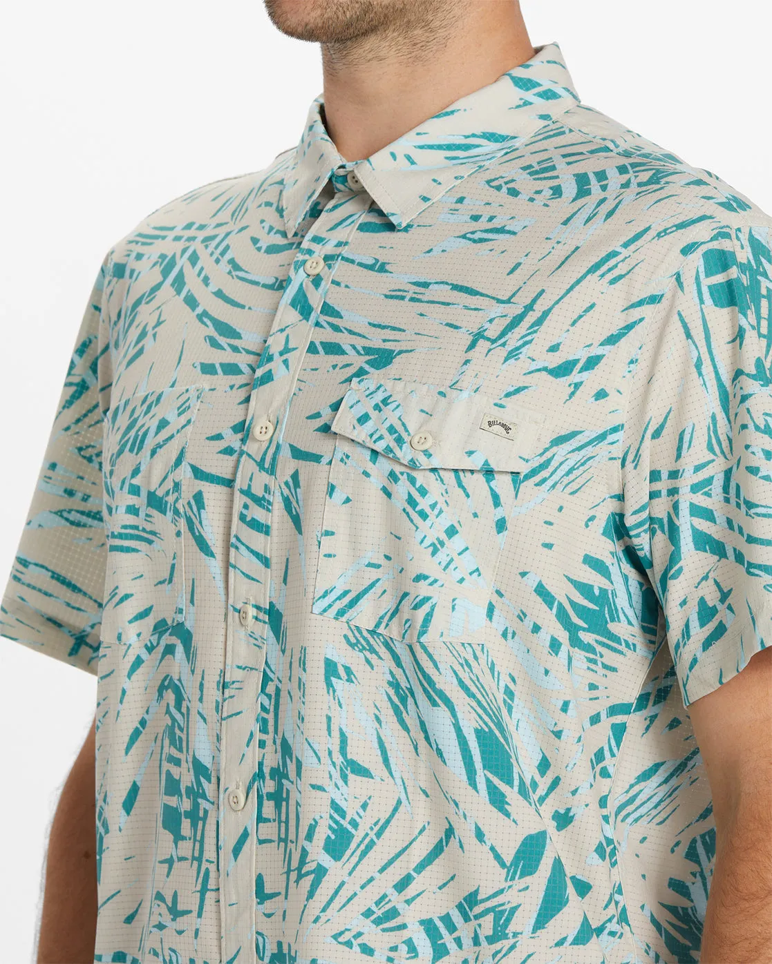 A/Div Surftrek Perf Short Sleeve Shirt - Dusty Jade sold by Billabong product image thumbnail 4