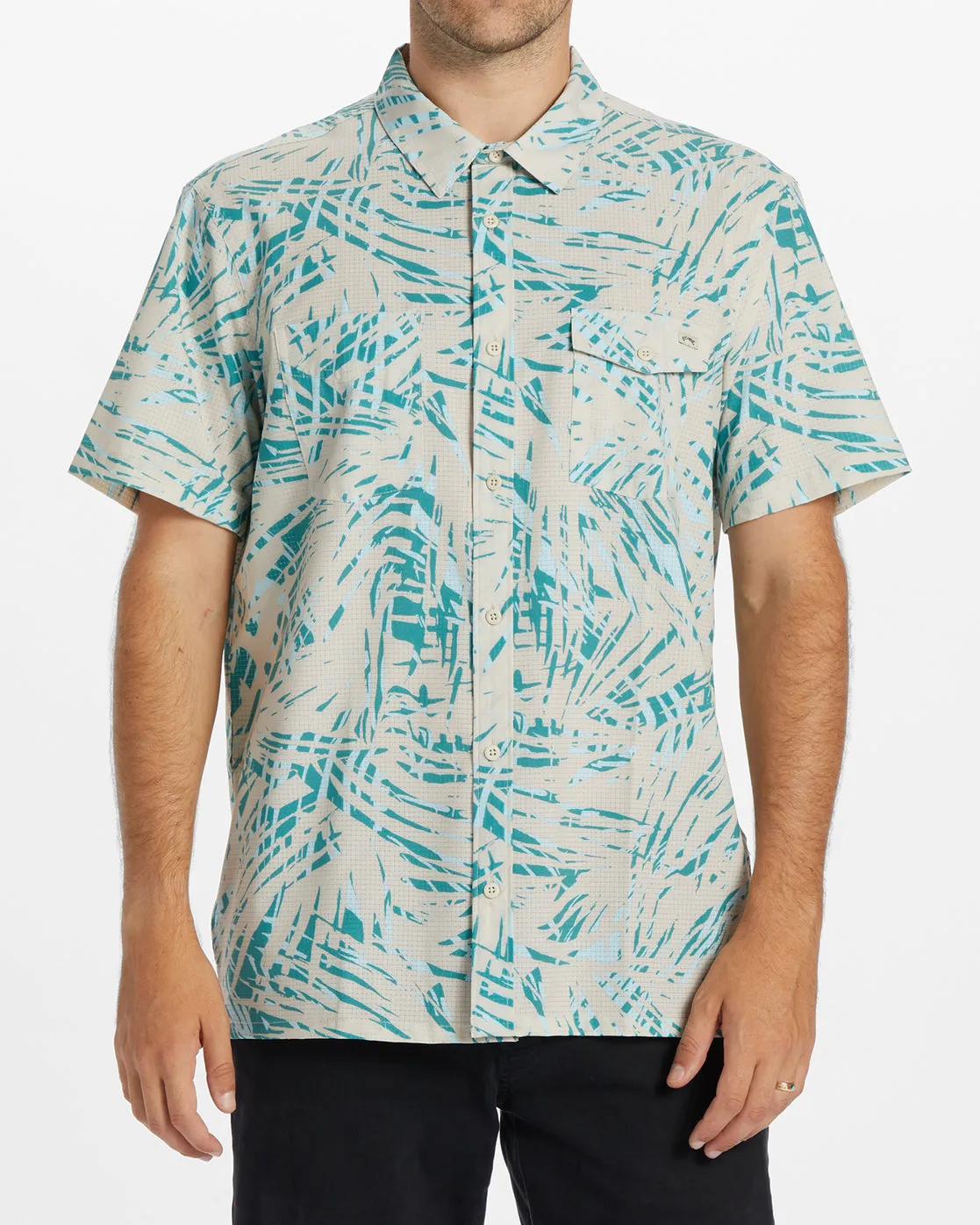 A/Div Surftrek Perf Short Sleeve Shirt - Dusty Jade sold by Billabong