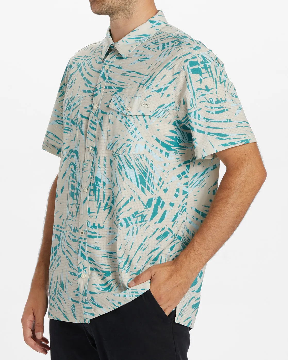 A/Div Surftrek Perf Short Sleeve Shirt - Dusty Jade sold by Billabong product image thumbnail 2