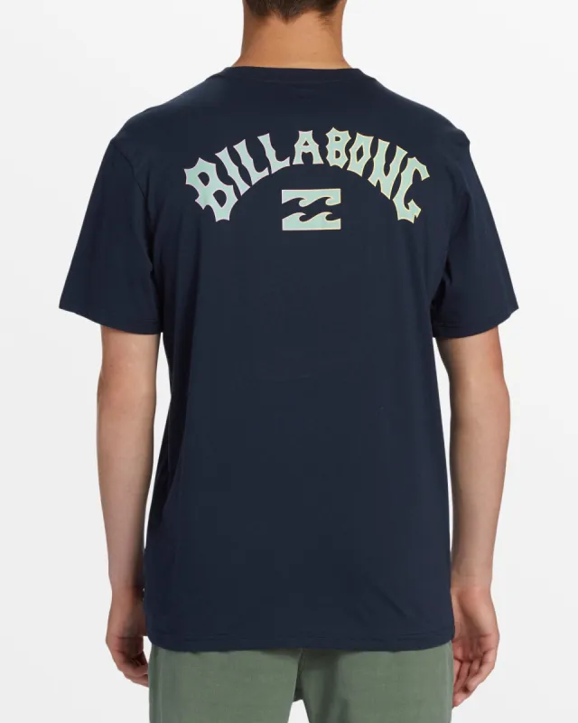 Arch Fill T-Shirt - Navy sold by Billabong