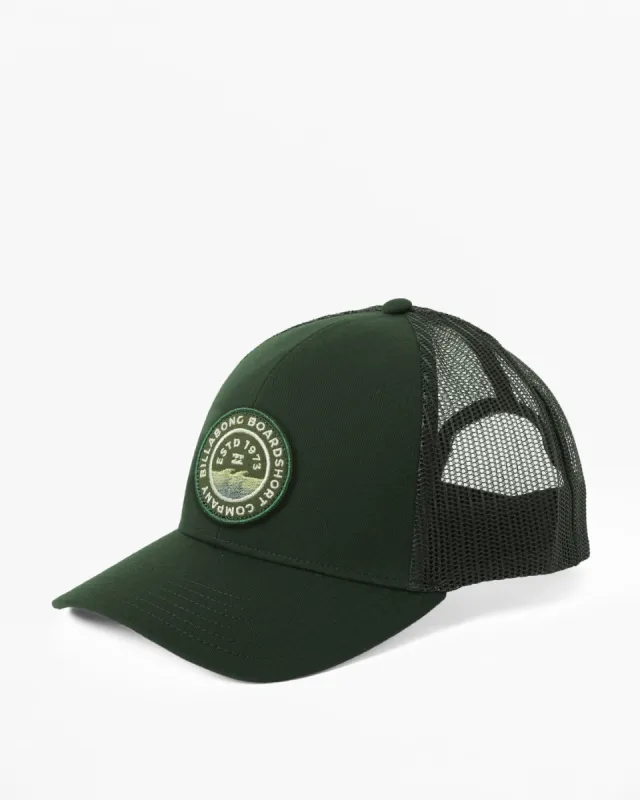 Walled Trucker Hat - Dark Forest sold by Billabong