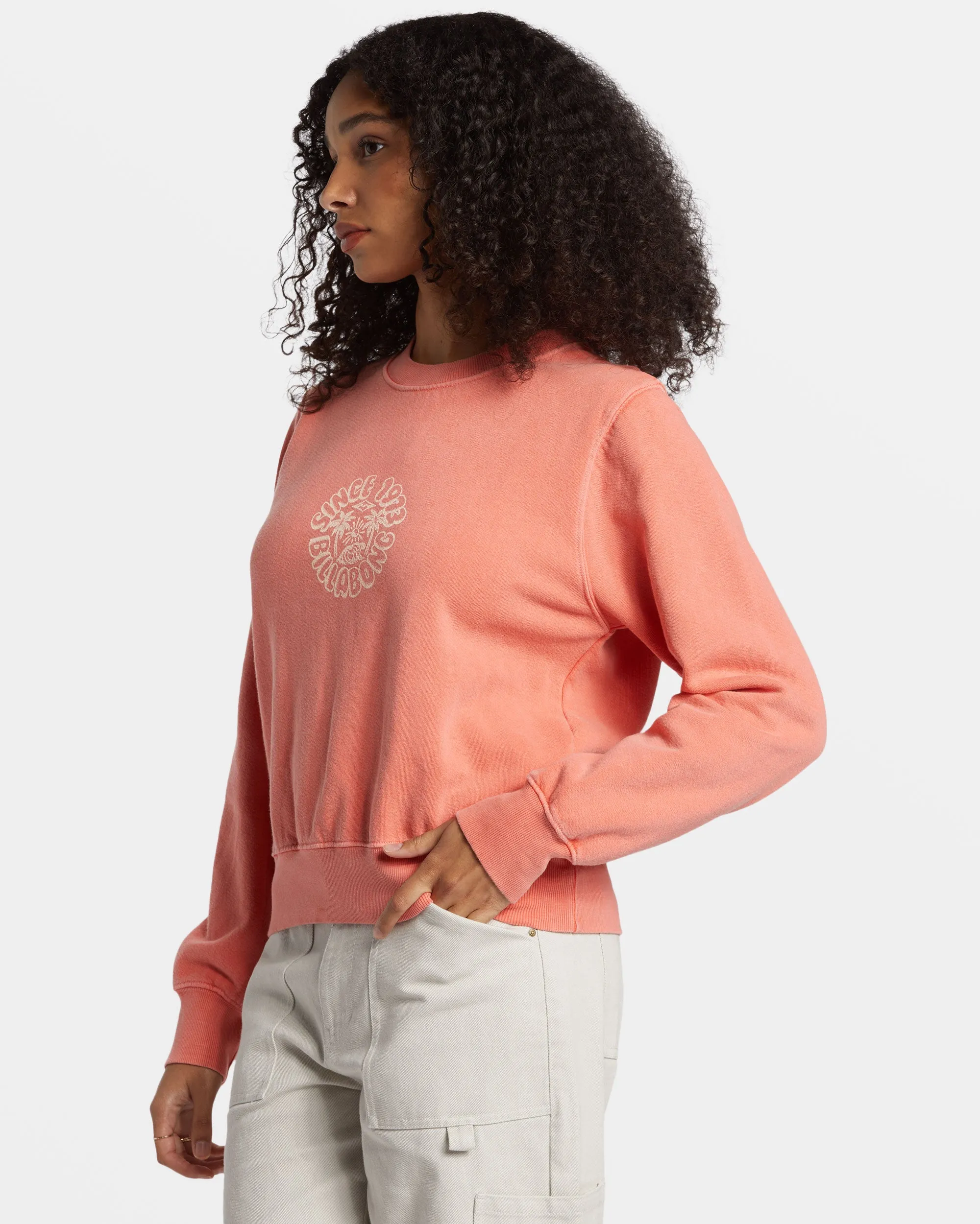 From Paradise Pullover Sweatshirt - Papaya sold by Billabong product image thumbnail 5