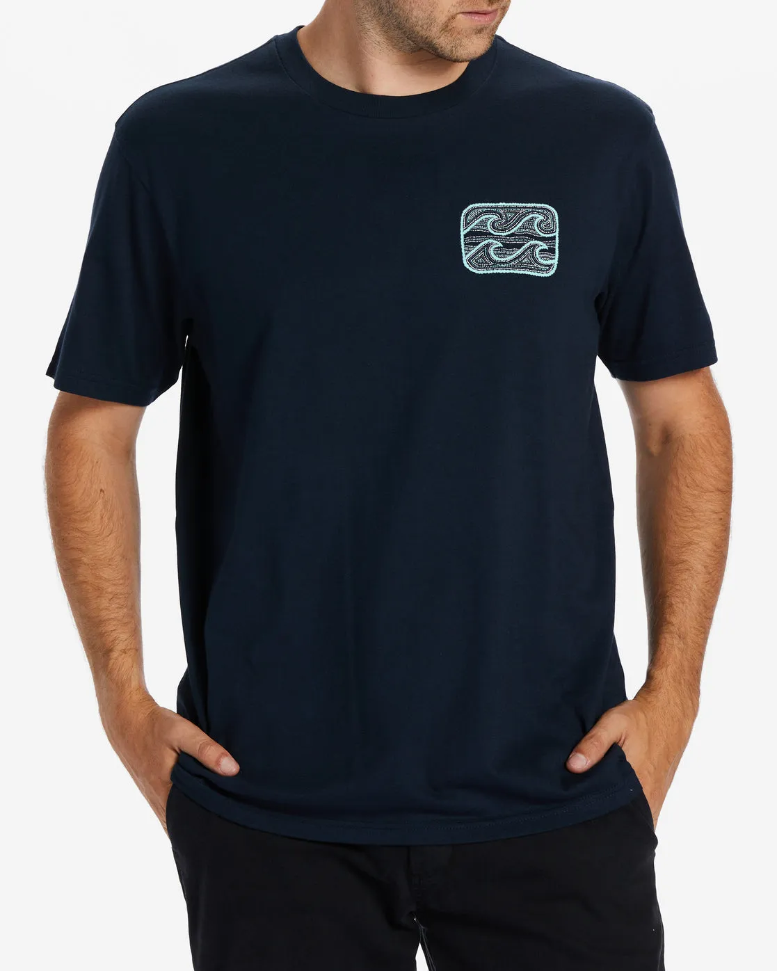 Crayon Wave T-Shirt - Navy sold by Billabong product image thumbnail 2