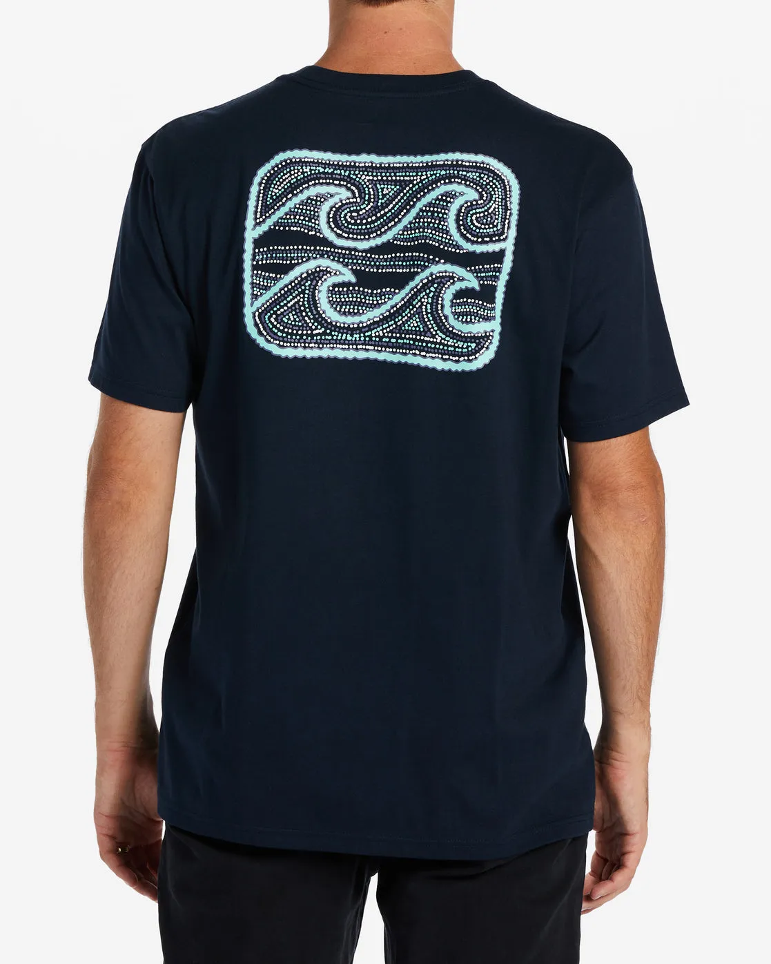 Crayon Wave T-Shirt - Navy sold by Billabong