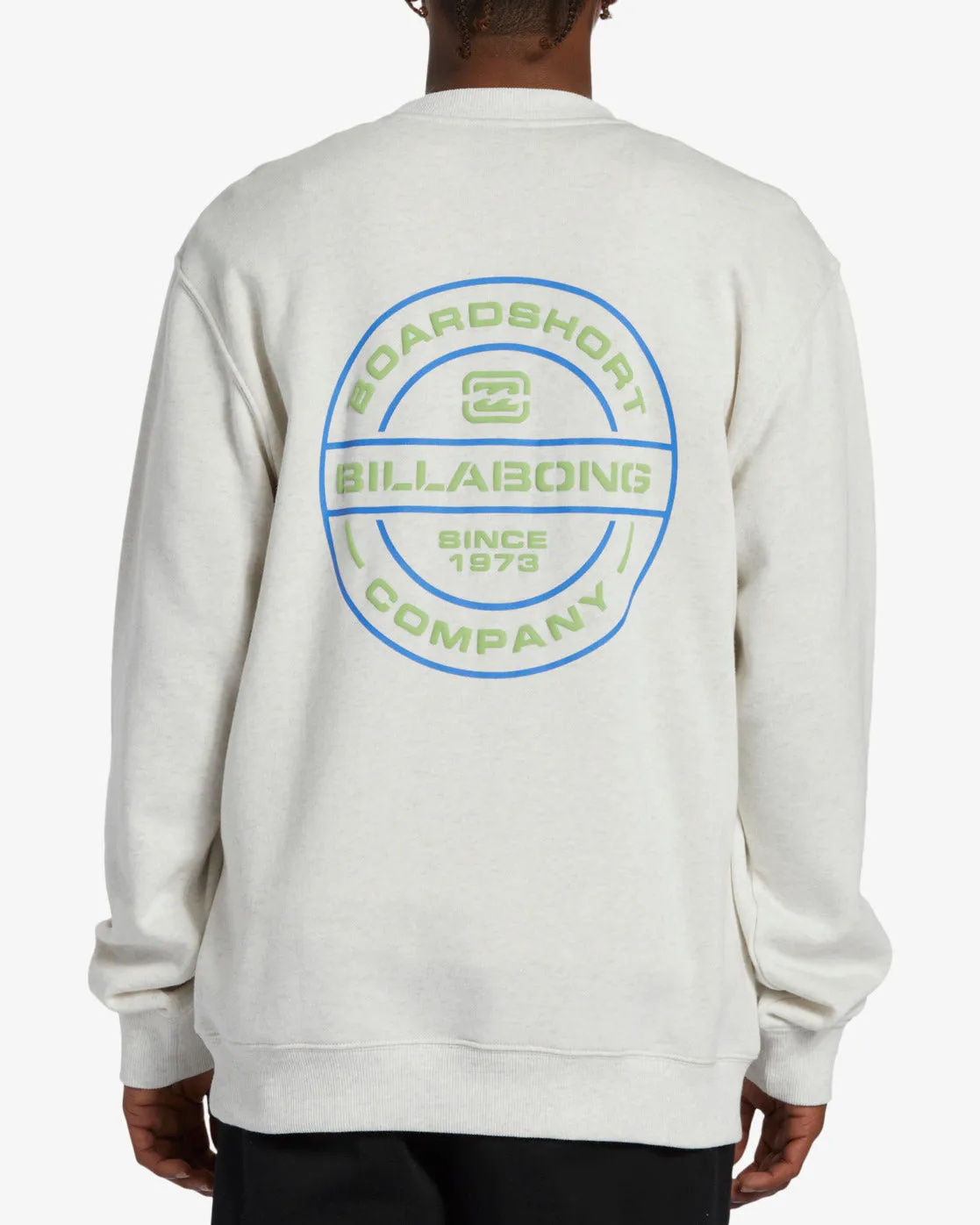 Short Sands Crew Sweatshirt - Light Grey Heather sold by Billabong product image thumbnail 3