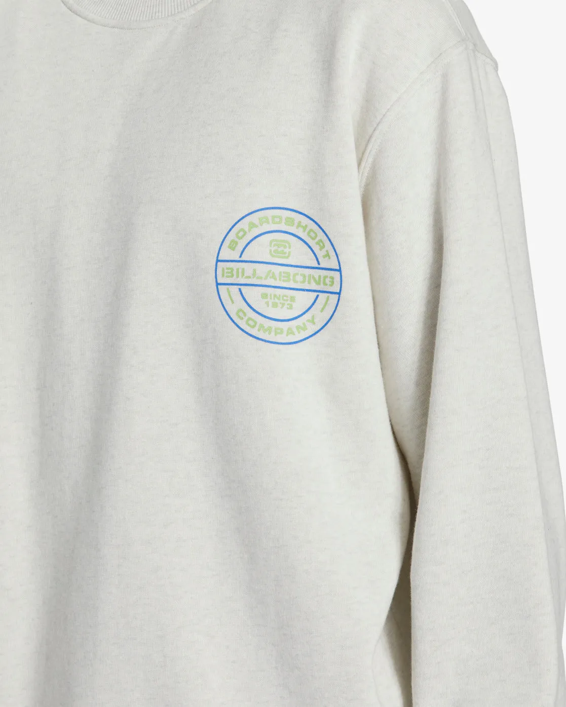 Short Sands Crew Sweatshirt - Light Grey Heather sold by Billabong product image thumbnail 4