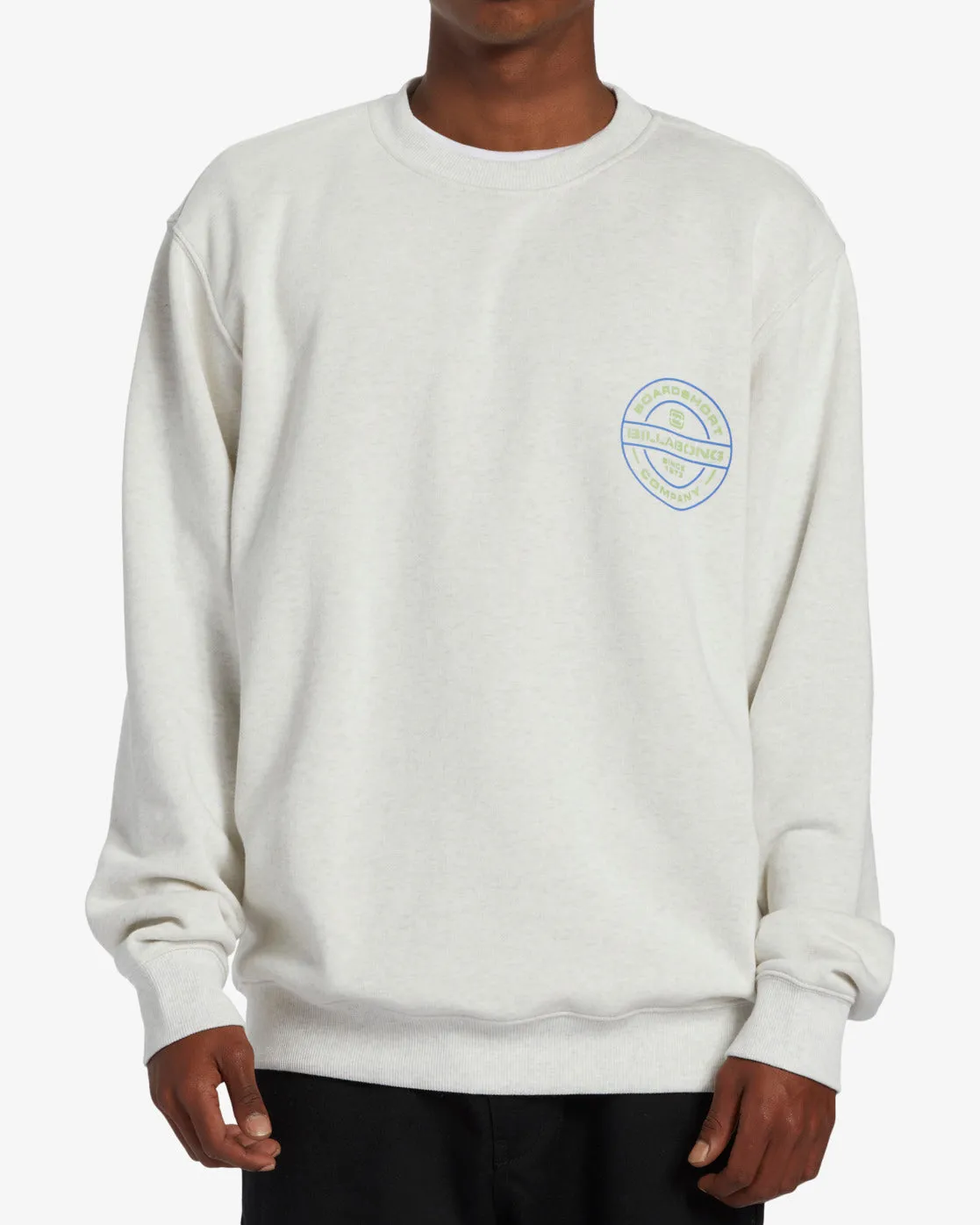 Short Sands Crew Sweatshirt - Light Grey Heather sold by Billabong product image thumbnail 2
