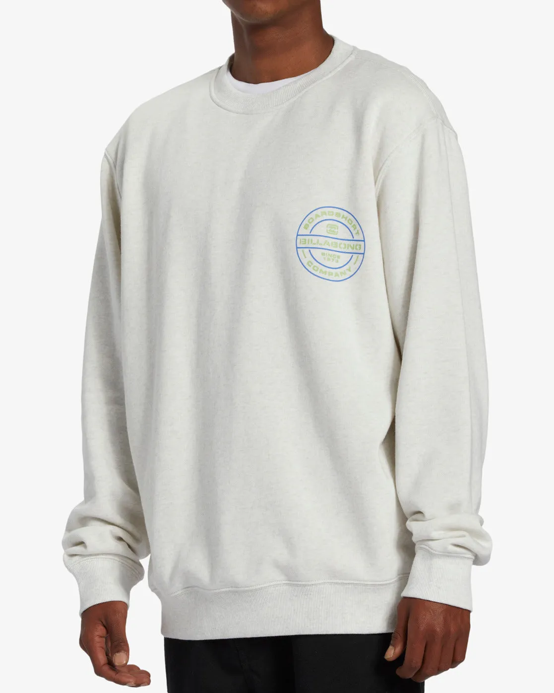 Short Sands Crew Sweatshirt - Light Grey Heather sold by Billabong product image thumbnail 5
