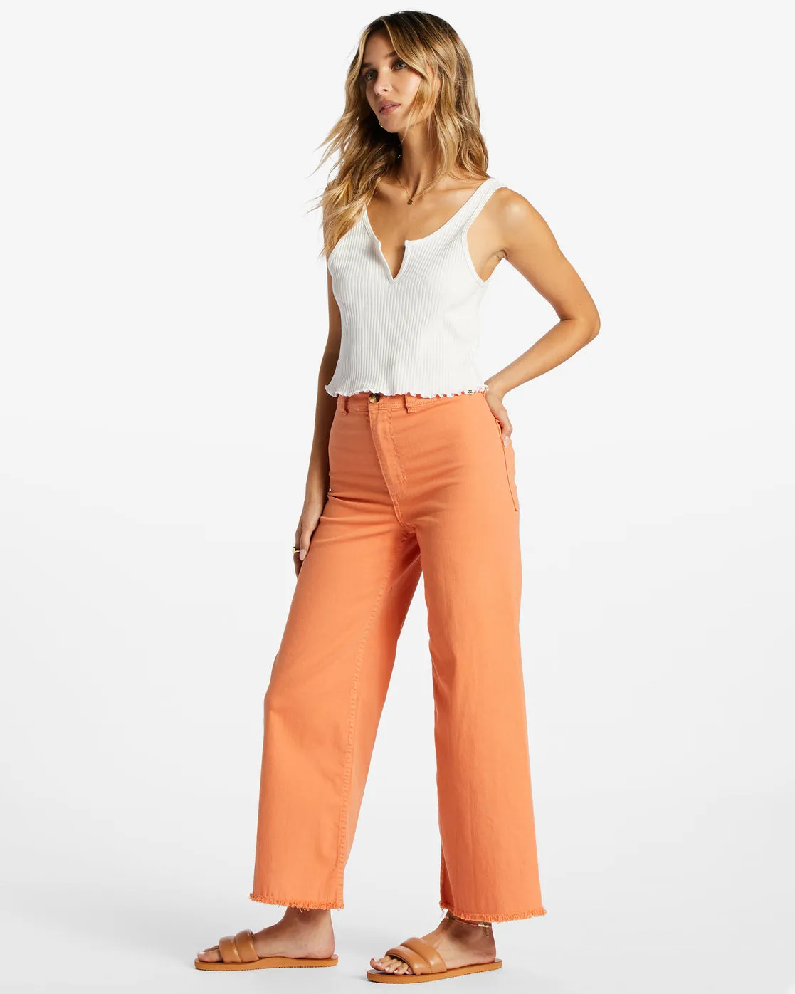 Free Fall High-Waist Pants - Orange Kiss sold by Billabong product image thumbnail 4