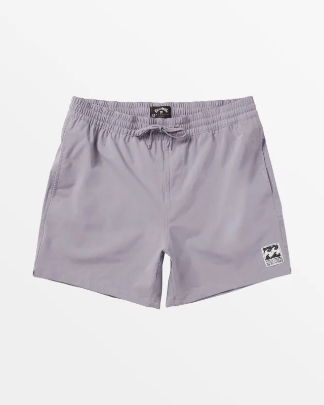 Every Other Day Layback 16" Swim Trunks - Grey Violet sold by Billabong