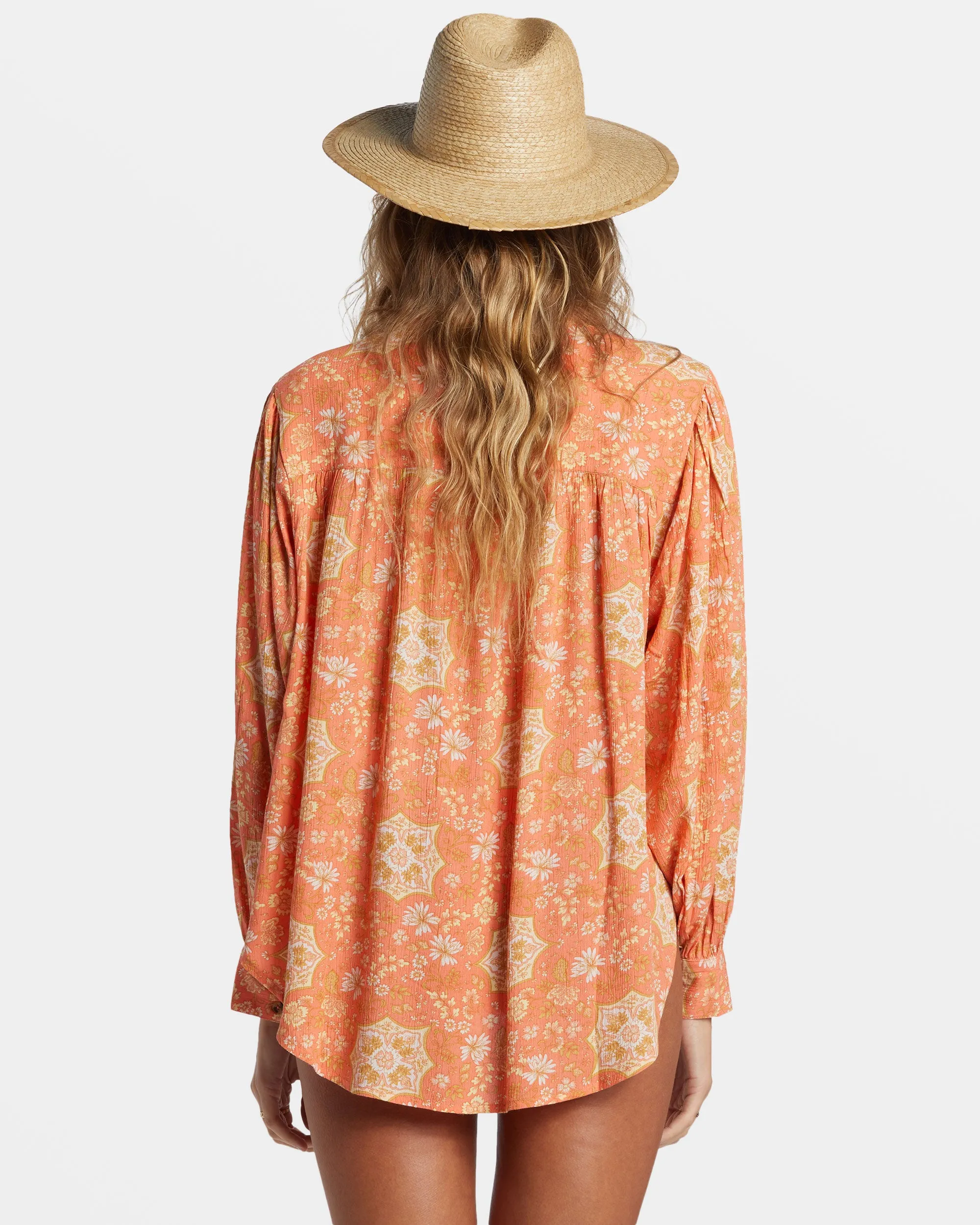 Dream Space Long Sleeve Shirt - Sweet Papaya sold by Billabong product image thumbnail 2