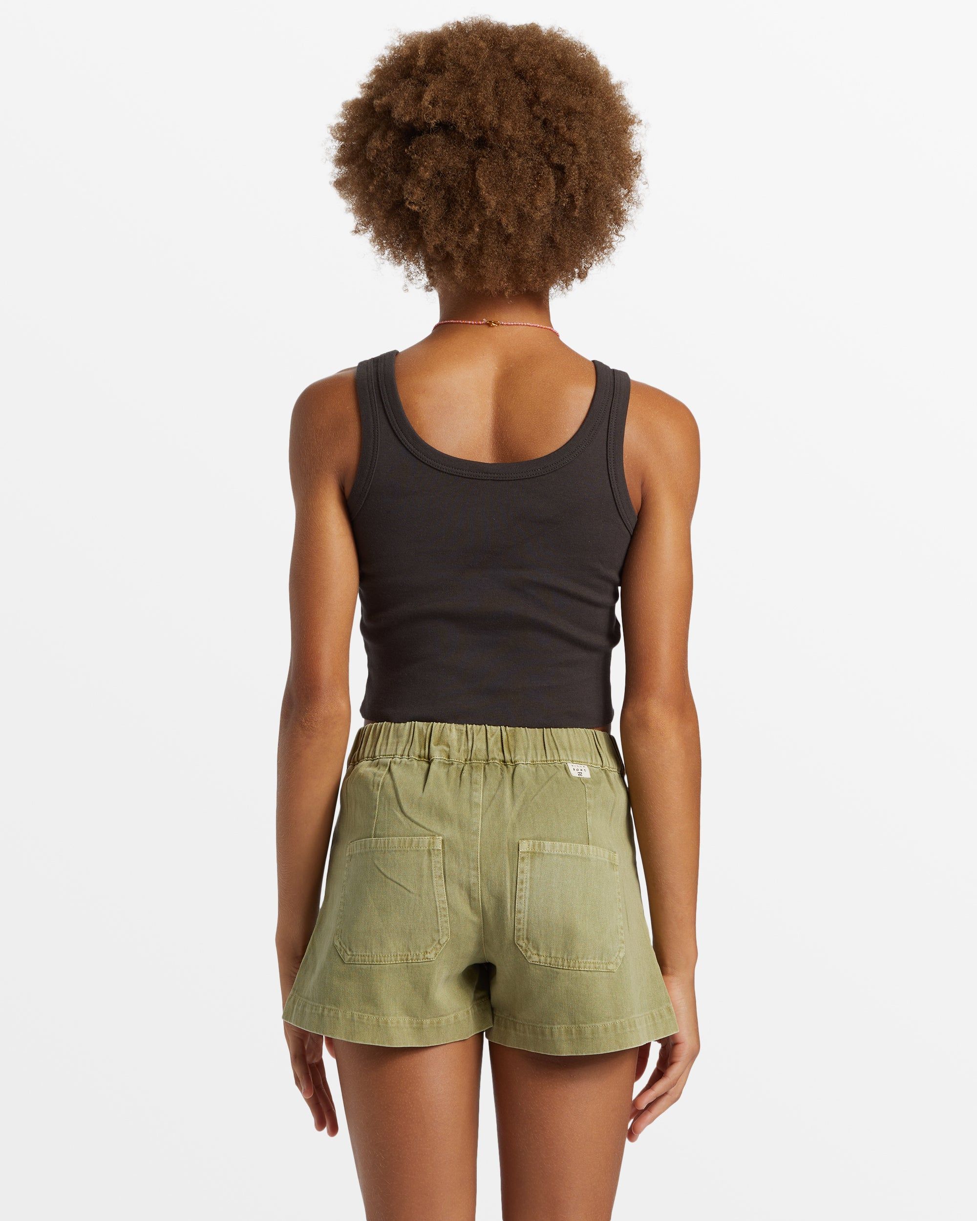 Girl's Heat Wave Cropped Tank Top - Off Black sold by Billabong product image thumbnail 2