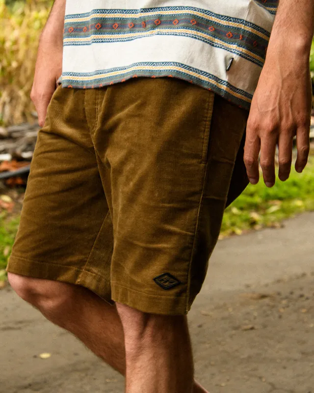 Larry Layback Corduroy 18" Shorts - Otter sold by Billabong