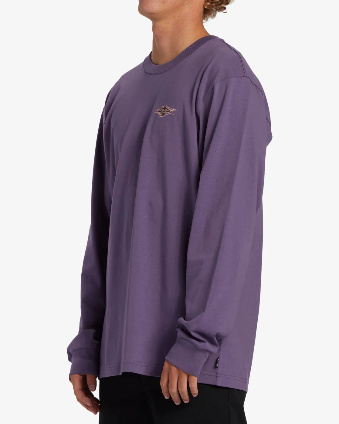 Collision OG Long Sleeve T-Shirt - Washed Violet sold by Billabong product image thumbnail 5