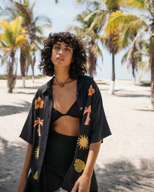On Vacation Shirt - Black Sands sold by Billabong