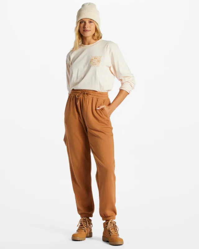 Halifax Joggers - Caramel sold by Billabong