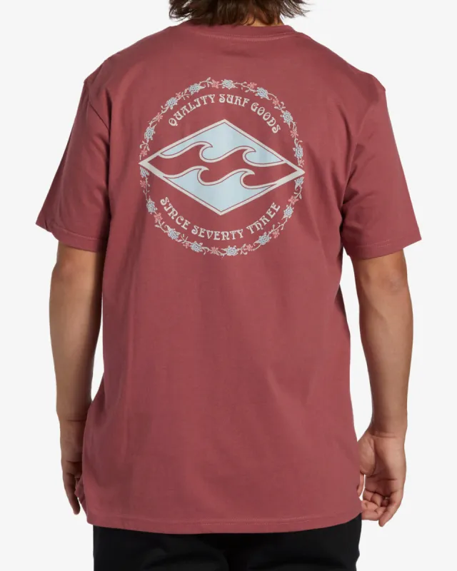 Rotor Diamond T-Shirt - Rose Dust sold by Billabong