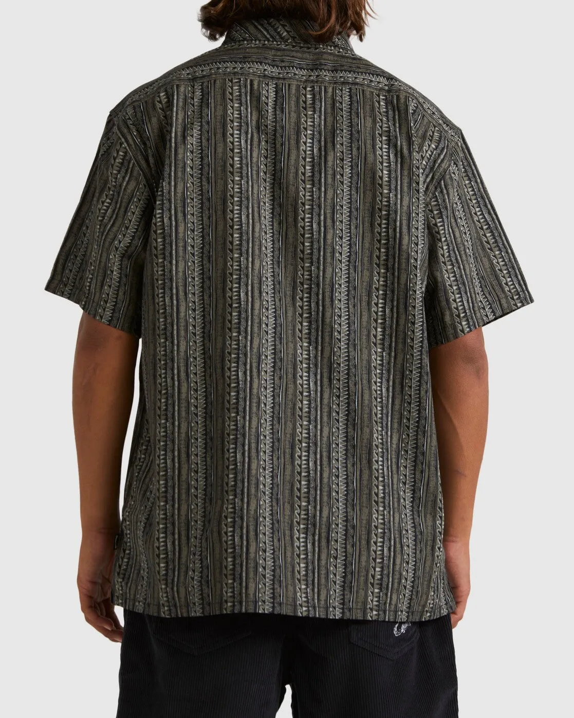 King Stringray Waves Short Sleeve Woven Shirt - Black sold by Billabong product image thumbnail 2