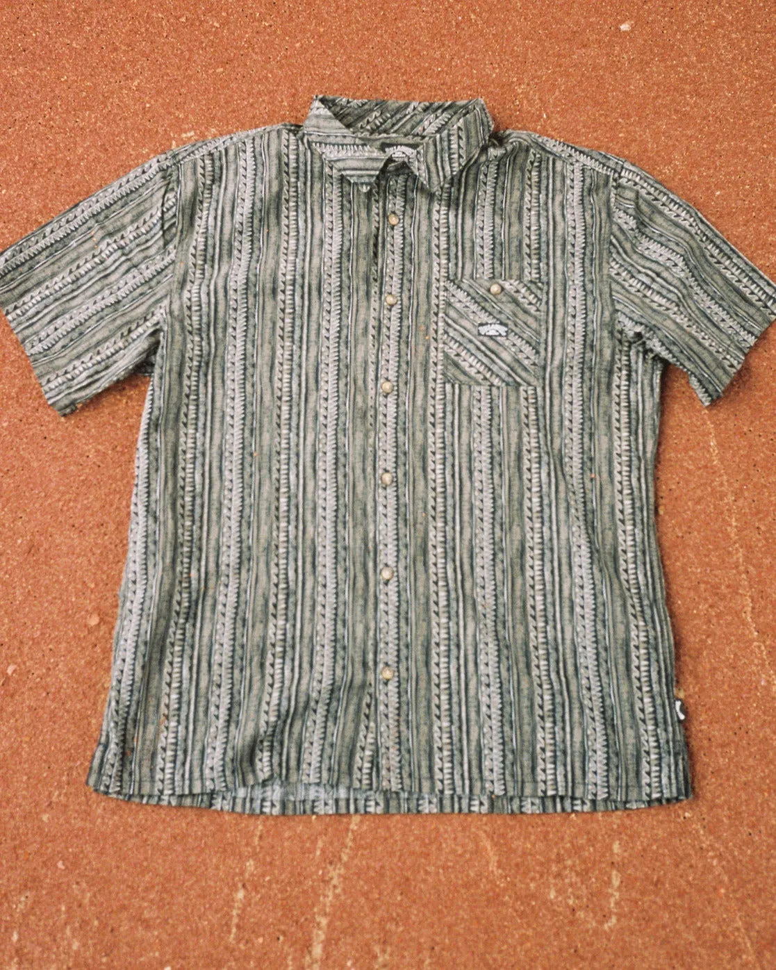 King Stringray Waves Short Sleeve Woven Shirt - Black sold by Billabong product image thumbnail 5