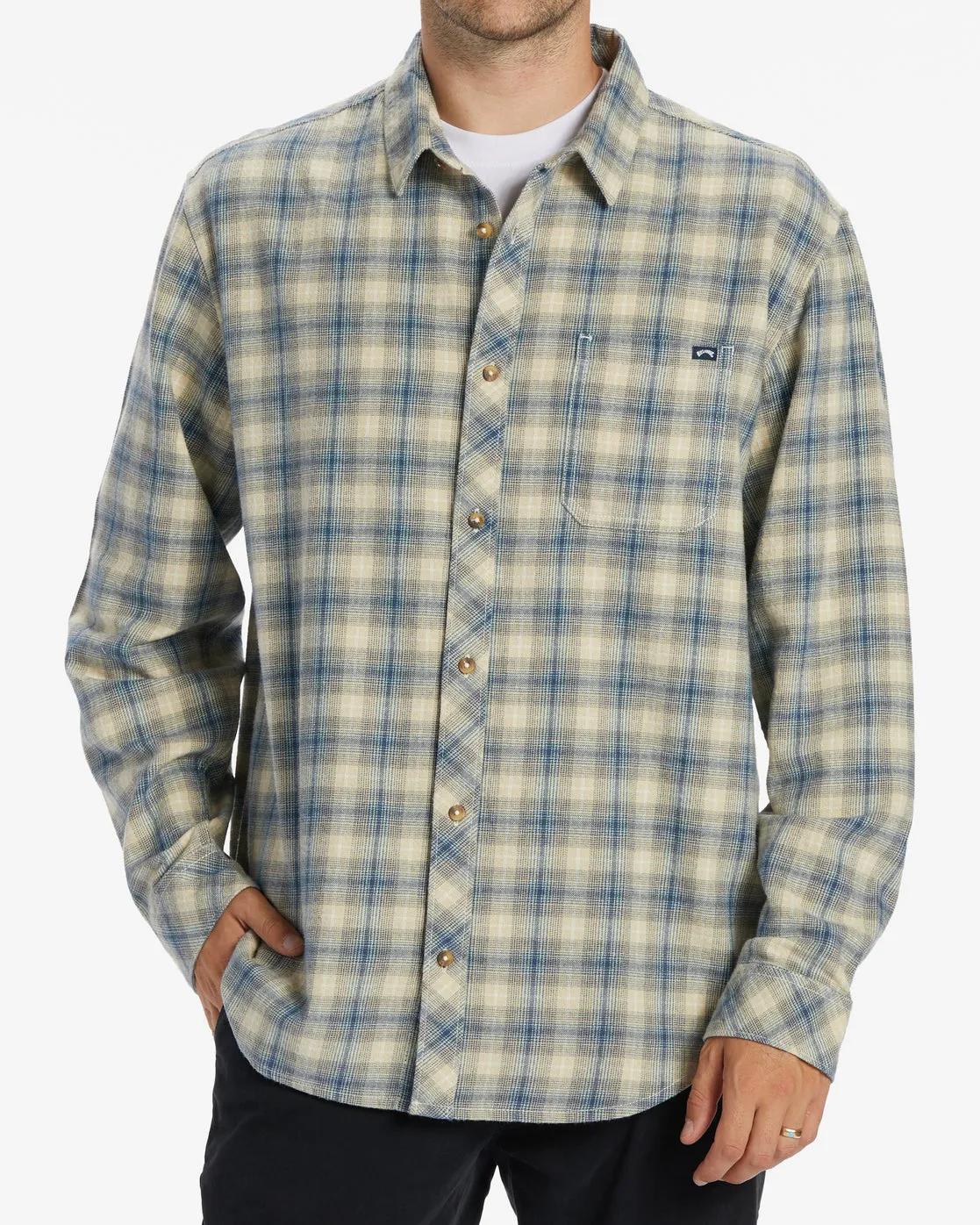 Coastline Flannel Long Sleeve Shirt - North Sea sold by Billabong