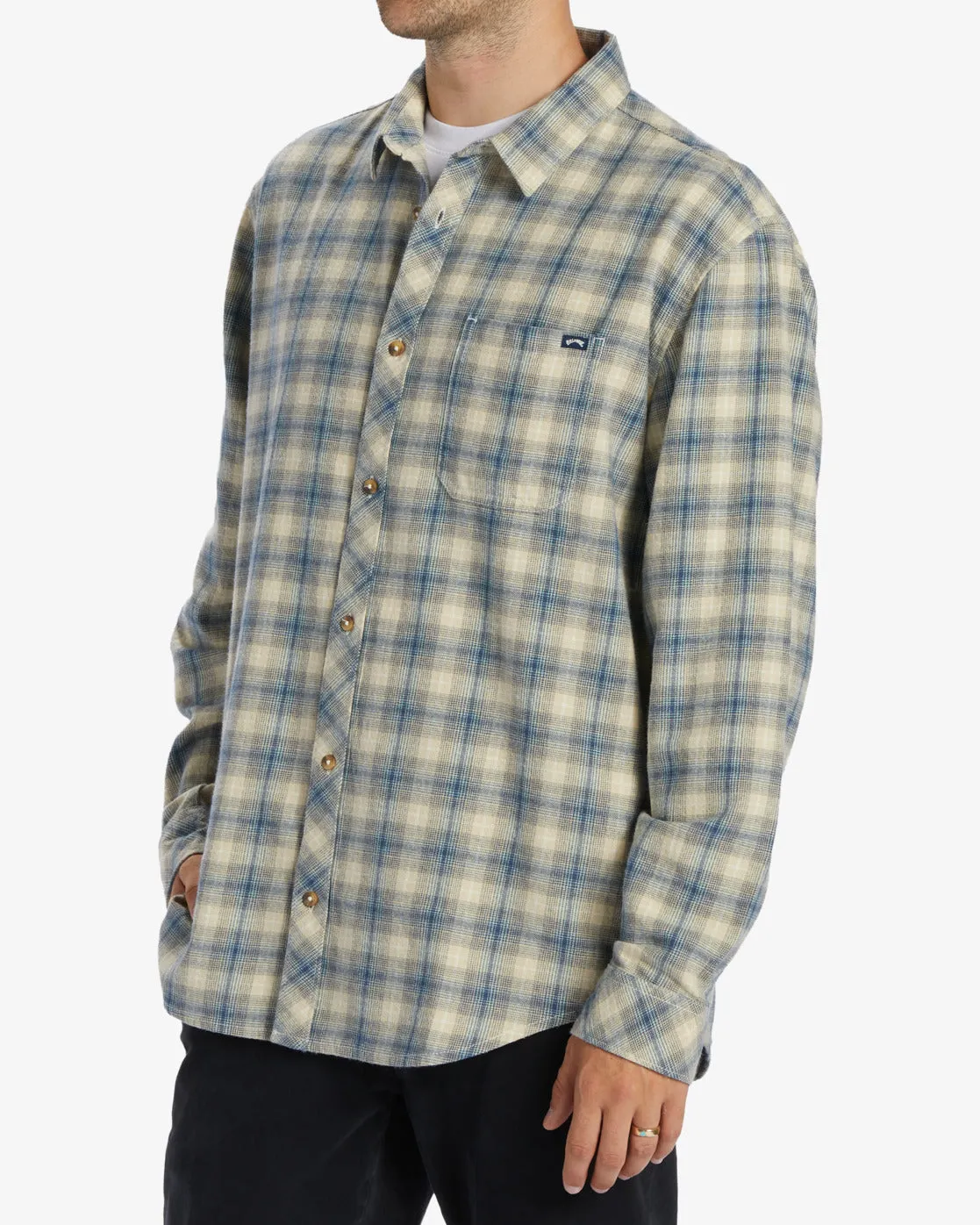 Coastline Flannel Long Sleeve Shirt - North Sea sold by Billabong product image thumbnail 2