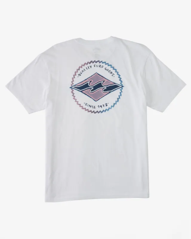Boys 2-7 Rotor Diamond Short Sleeve T-Shirt - White sold by Billabong