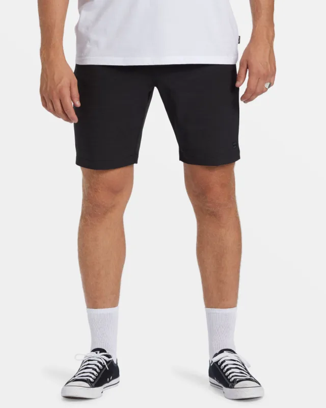 Crossfire Slub 19" Hybrid Submersible Shorts - Black sold by Billabong
