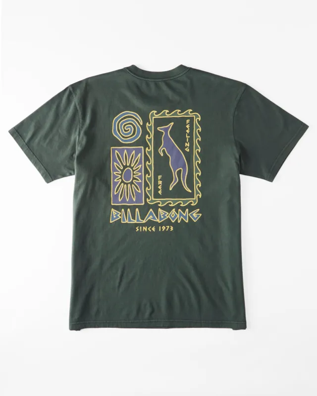 Boys 2-7 Austral Short Sleeve T-Shirt - Dark Forest sold by Billabong