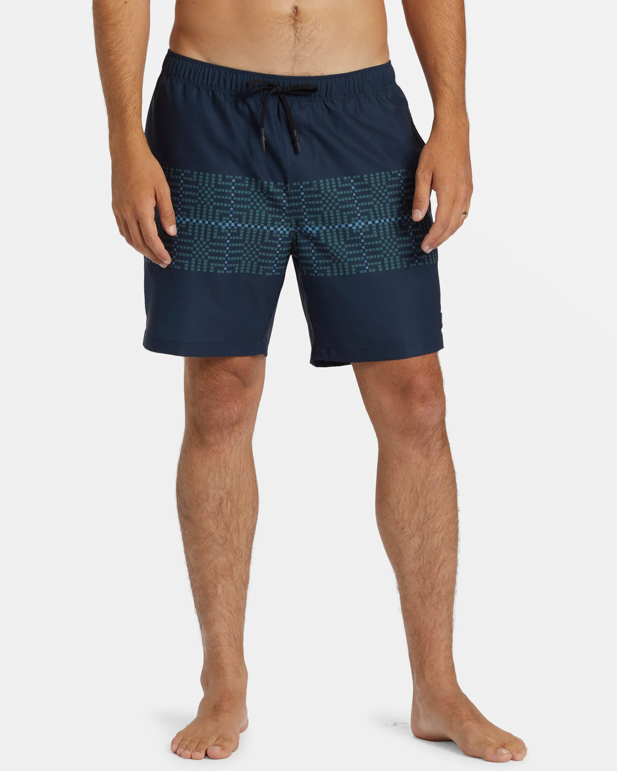 A/Div Surftrek Elastic Waist Shorts 17" - Dark Navy sold by Billabong