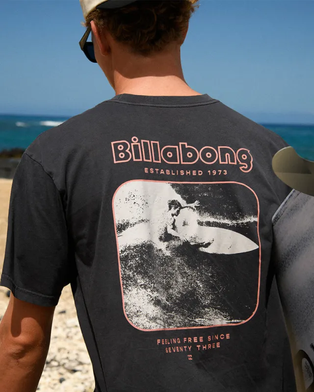 Layback T-Shirt - Washed Black sold by Billabong