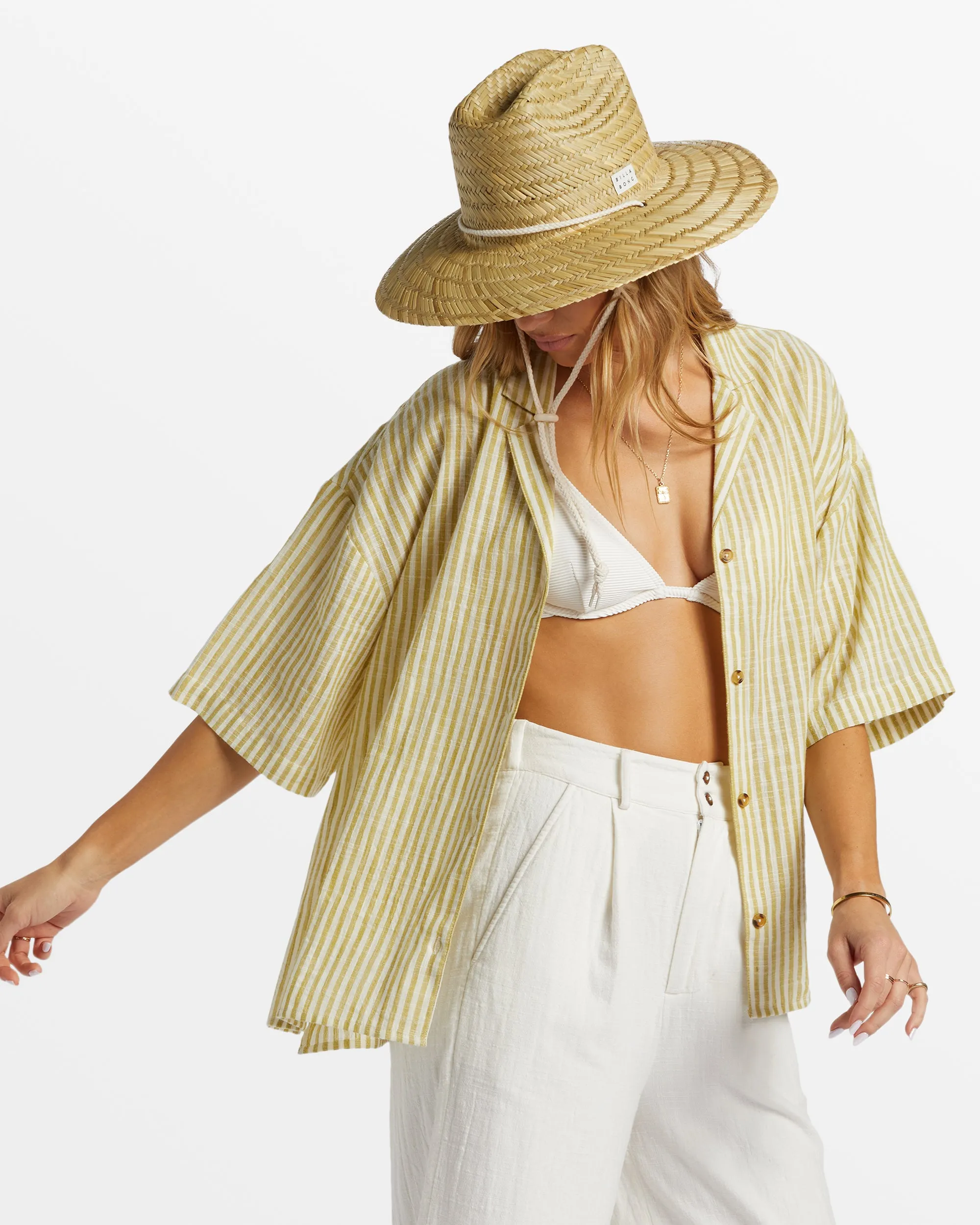 Beach Side Oversized Short Sleeve Shirt - Moss Joy sold by Billabong product image thumbnail 3