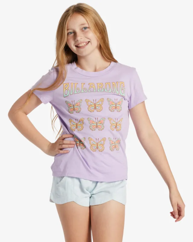 Girls Coastal Dreamer T-Shirt - Lilac Breeze sold by Billabong