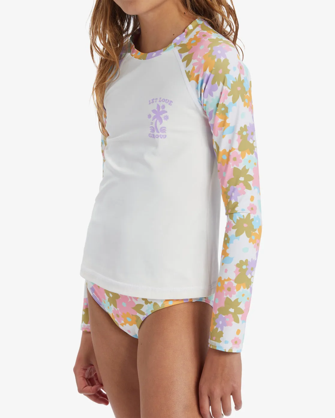 Girls Kissed By The Sun Long Sleeve Rashguard - Multi sold by Billabong product image thumbnail 5