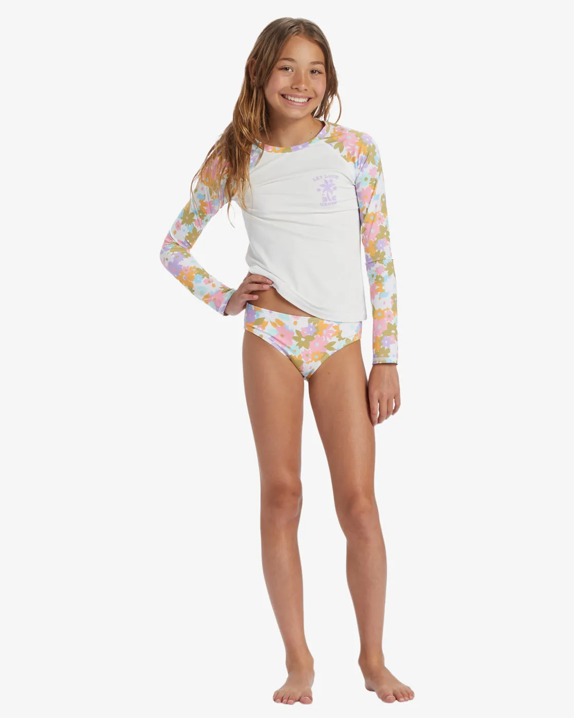Girls Kissed By The Sun Long Sleeve Rashguard - Multi sold by Billabong product image thumbnail 2