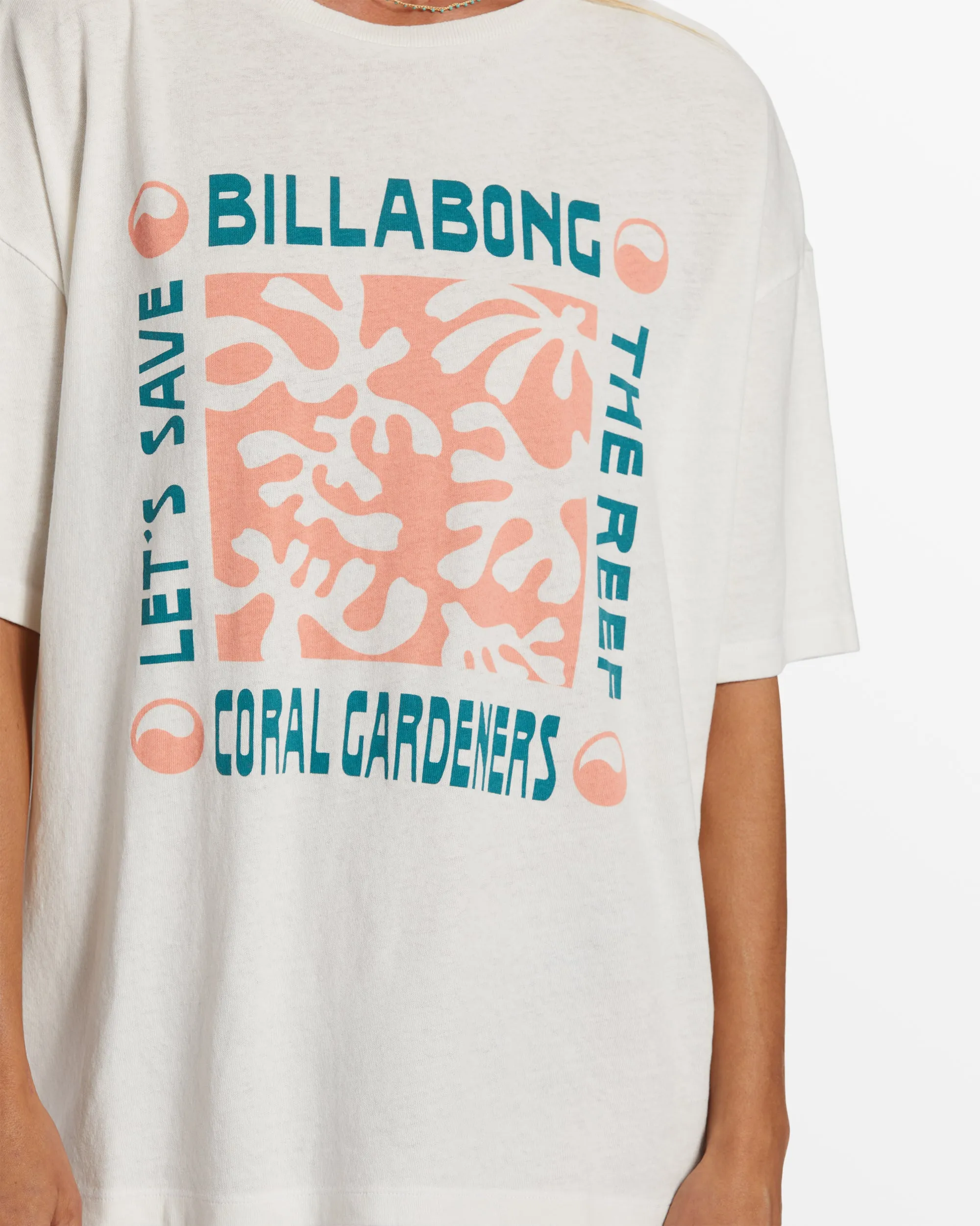 True Coral Gardener Top - Salt Crystal sold by Billabong product image thumbnail 5