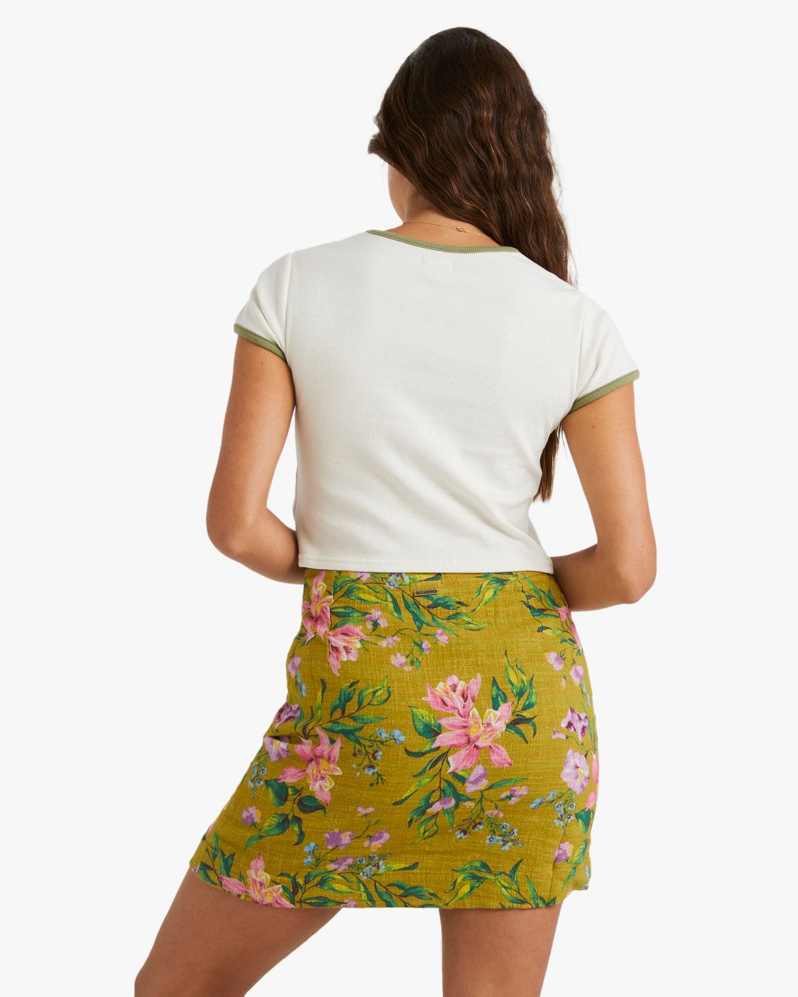 On Vacay Baby Tee T-Shirt - Salt Crystal sold by Billabong product image thumbnail 4