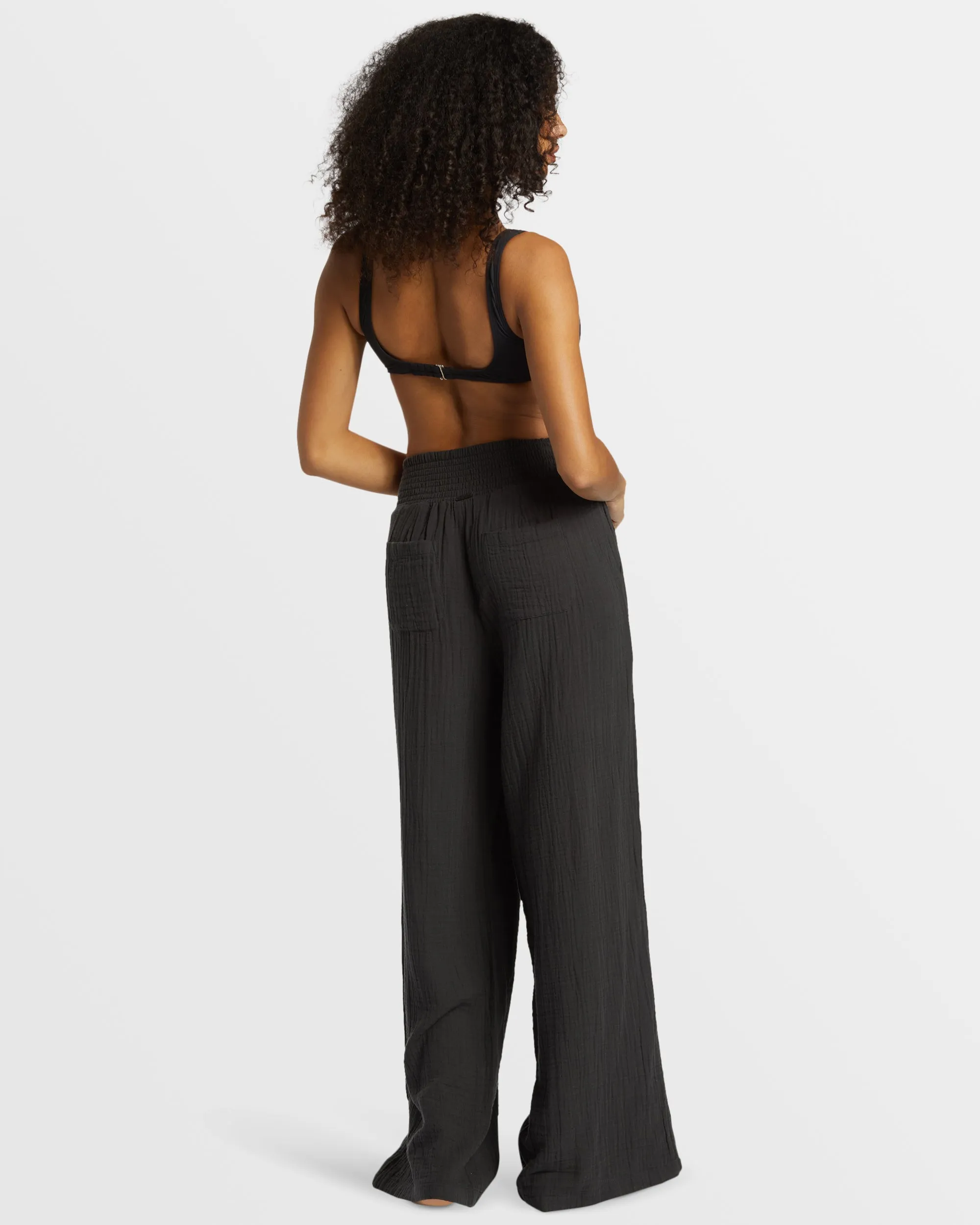 New Waves Wide Leg Beach Pants - Black Sands sold by Billabong product image thumbnail 2