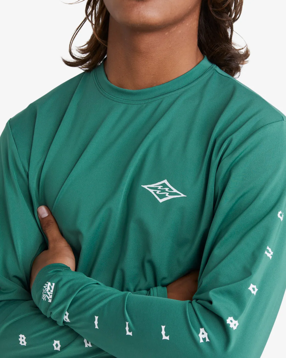 Unity Loose Fit Long Sleeve Surf Tee - Billiard sold by Billabong product image thumbnail 4