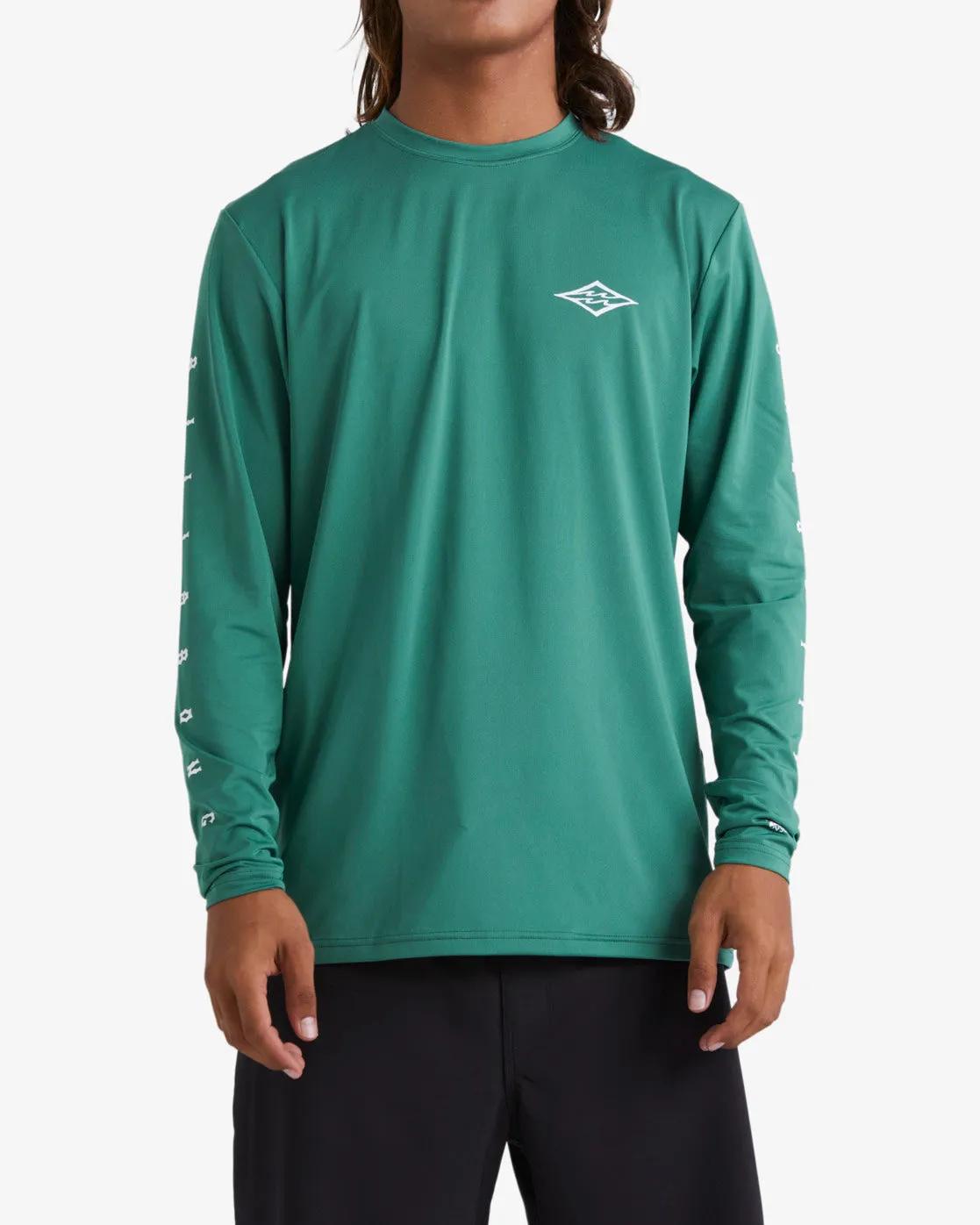 Unity Loose Fit Long Sleeve Surf Tee - Billiard sold by Billabong