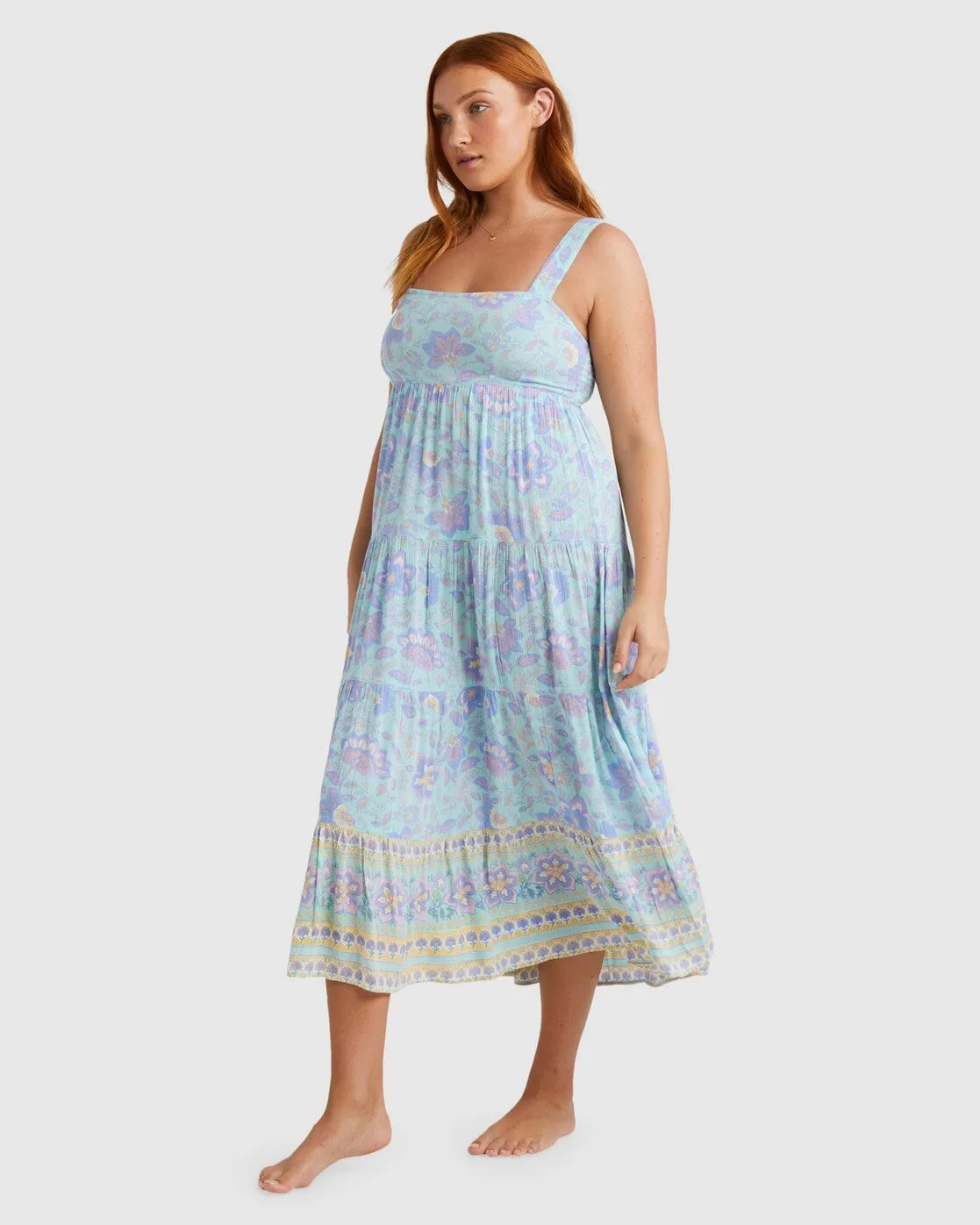 Hideaway Shine On Midi Dress - Mint sold by Billabong product image thumbnail 3